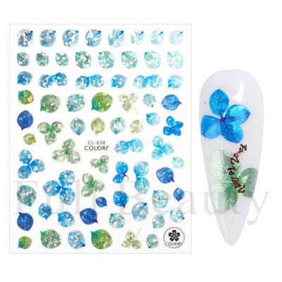 Baltas, melnas mežģīnes ziedu nagu 3D uzlīmes Lapu zieds tauriņš vienkārši slīdņi Eleganti kāzu nagu dizaina manikīra dekori CHF873