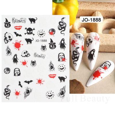 Baltas, melnas mežģīnes ziedu nagu 3D uzlīmes Lapu zieds tauriņš vienkārši slīdņi Eleganti kāzu nagu dizaina manikīra dekori CHF873