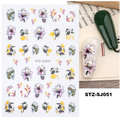 Ģeometriskas līnijas Nagu uzlīmes Lāzerzelts Bronzējošais slīdnis Dizains Abstrakts Jautrs Y2K Metāla nagu folijas Dekorācija LASTZSJ019