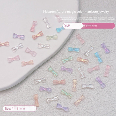 50gab Aurora Star Shape nagu piekariņi dimanti jaukta izmēra sveķu mīlestība rotaslietas DIY nagu mākslas aksesuāri 3DCrystal manikīrs izrotāt