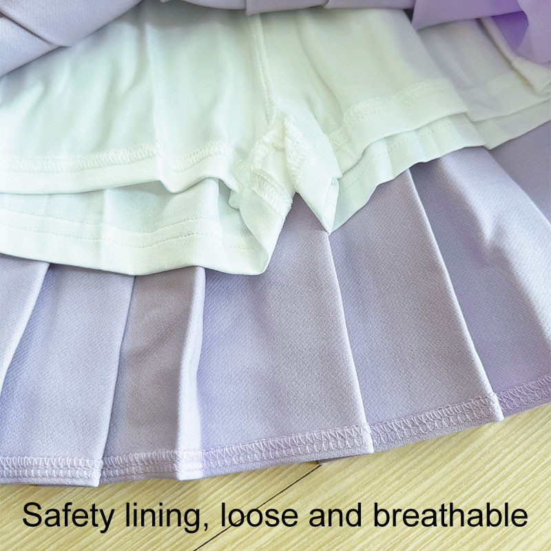 Meiteņu kroku svārki ar šortiem, kas dejo lokos, bērni, saburzīti skolas svārki tīņiem, formastērpi bērniem, bērnu apģērbi