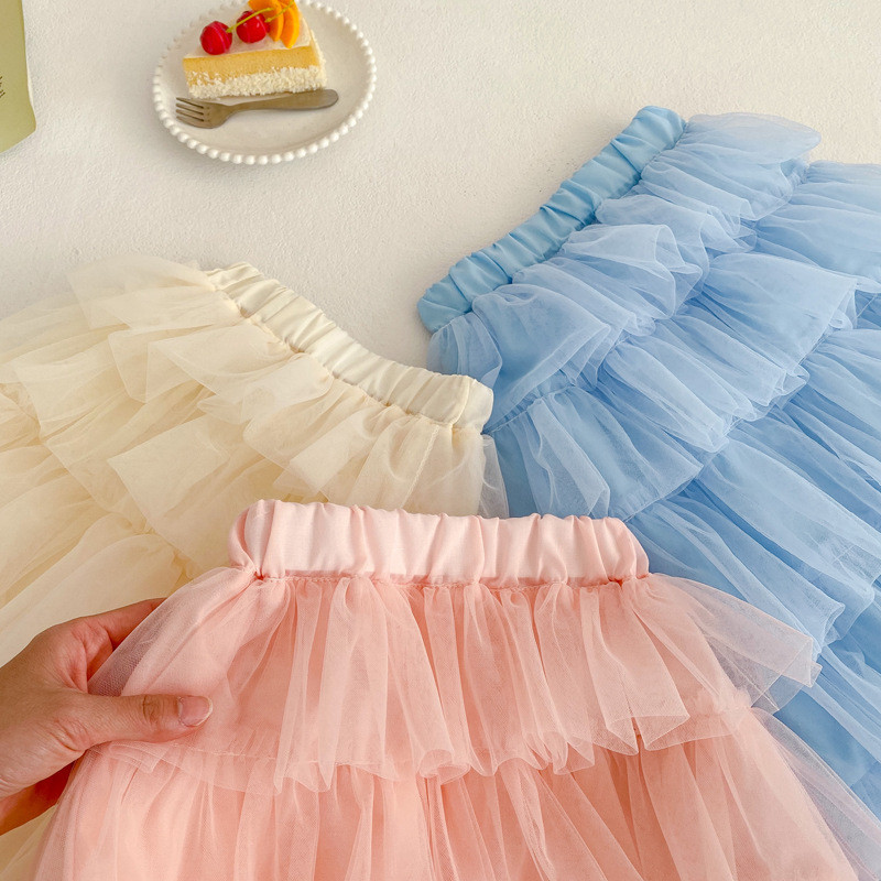 Kislány fodros szoknyaruha gyerekeknek Születésnapi parti Tüll szoknyák Gyermekek Karácsonyi Halloween jelmezek Torta szoknya