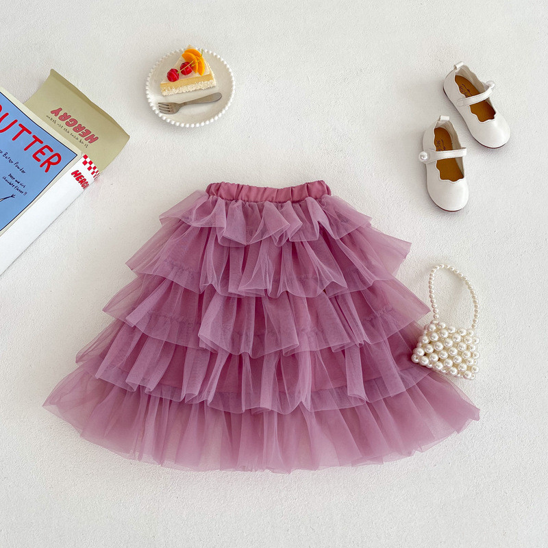 Kislány fodros szoknyaruha gyerekeknek Születésnapi parti Tüll szoknyák Gyermekek Karácsonyi Halloween jelmezek Torta szoknya