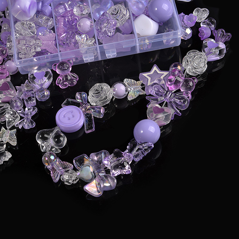 20 g sajaukšanas stila pavasara krāsas akrila krelles DIY rokām darinātām aproču rotaslietu izgatavošanas piederumiem