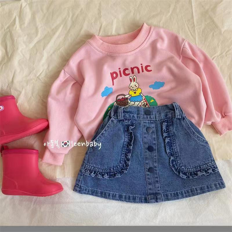 Bērni Jauni Vasaras Meiteņu Džinsu Svārki Ikdienas Bērnu Svārki Bērnu Apģērbi Bērni Džins Svārki Mazuļu Apģērbi 2 3 4 5 6 T