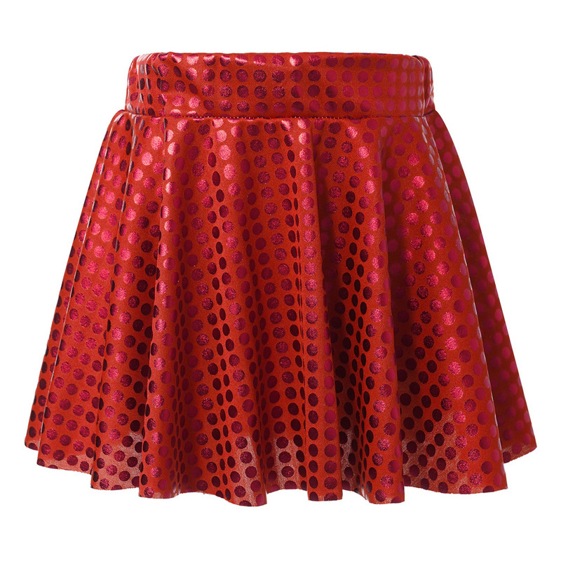 Bērnu meiteņu dzirkstoši fliteriem kroku A-līnijas mini svārki ballītes deju festivāli Performance Glitter ar augstu elastīgu jostasvietu Tutu svārki