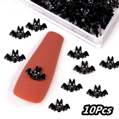 20/10kom punk metalni križni 3D privjesci za nokte Halloweed drevni ukrasi za nokte od legure zlata/srebra 4/6 mm križni pribor za manikuru