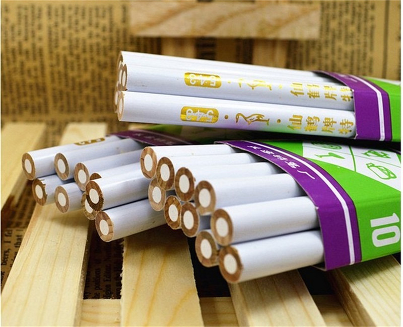 10 gab Rhinestone Picker dotting zīmulis balts vaska zīmulis koka pildspalvu savācējs Rhinestones dārgakmeņi Picking Dotting instruments manikīra piederumi