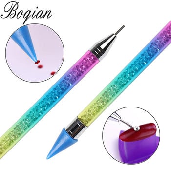 BQAN Colorful Crystal Pen Hinestones Gem Picking Tool Wax Pen Pen Picker Clothing Diamond Painting Unloading Dotting Pen