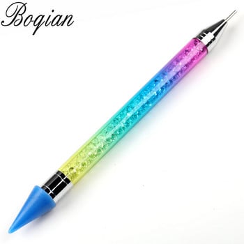 BQAN Colorful Crystal Pen Hinestones Gem Picking Tool Wax Pen Pen Picker Clothing Diamond Painting Unloading Dotting Pen
