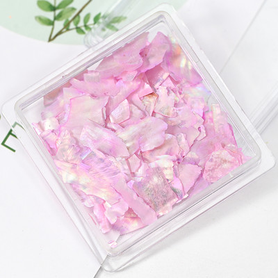 Nail Art Aurora Shell Flakes Abalone Nails Charms 3D Irregular Slice Shell Stone Sequins Nail Art Decoration Dodatak za manikuru