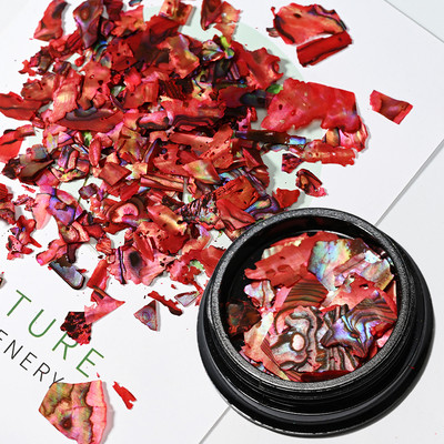 Nail Art Aurora Shell Flakes Abalone Nails Charms 3D Irregular Slice Shell Stone Sequins Nail Art Decoration Dodatak za manikuru