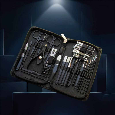 30 броя ножици за маникюр Комплект ножици за нокти Домакински комплект за маникюр от неръждаема стомана Нокторезачки Ножици за педикюр Инструмент