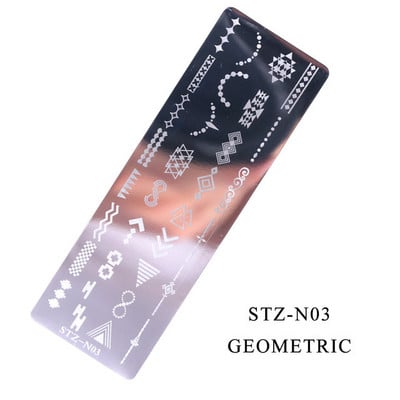 12 dizajna Retro cvijet Leptir Predlošci za uljepšavanje noktiju Tanjur Pahuljica Životinja Čipka Predlošci pečata Alati za ukrašavanje slika tanjura