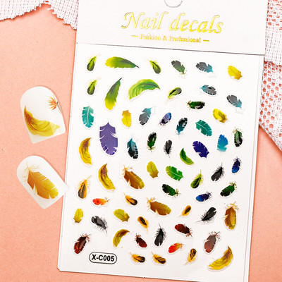 Nail Art Flower Daisy Embossed Stickers Glisoare pentru unghii Decalcomani Daisy Alb Florale Petale Flori Lipici pe spate Autocolant pentru unghii Decorare