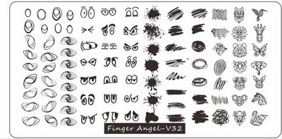 1Gb Burtu un ciparu nagu mākslas štancēšanas plāksnes veidne apzīmogotām liesmas lapām ģeometriskā dizaina nagiem attēlu drukāšanas rīki 12*6 cm