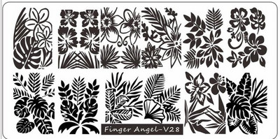 1Gb Burtu un ciparu nagu mākslas štancēšanas plāksnes veidne apzīmogotām liesmas lapām ģeometriskā dizaina nagiem attēlu drukāšanas rīki 12*6 cm