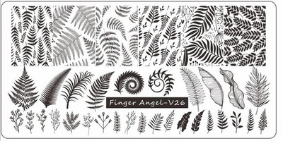 1Gb Burtu un ciparu nagu mākslas štancēšanas plāksnes veidne apzīmogotām liesmas lapām ģeometriskā dizaina nagiem attēlu drukāšanas rīki 12*6 cm