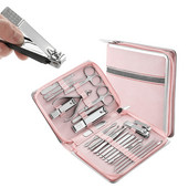 11/21/26Pcs Комплект за маникюр Ножици за нокти от неръждаема стомана Щипки за кожички Инструмент за грижа за педикюра Мъртва кожа Ножица Почистване Комплект за подстригване