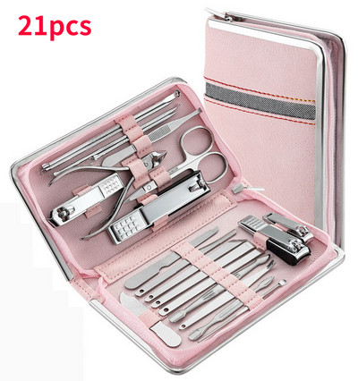 11/21/26Pcs Комплект за маникюр Ножици за нокти от неръждаема стомана Щипки за кожички Инструмент за грижа за педикюра Мъртва кожа Ножица Почистване Комплект за подстригване
