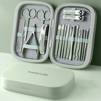 Dynamics Professional Nail Clipper Kit Комплект за маникюр Ножка за нокти Педикюр Черни точки Петна Грим за мигли Инструмент за грижа за лицето