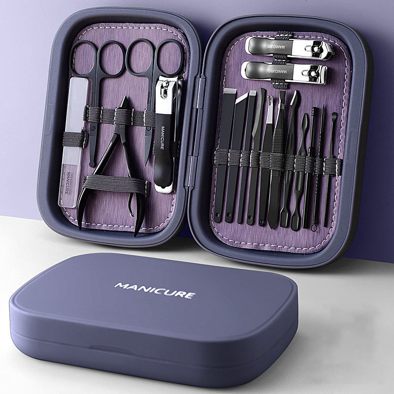 Dynamics Professional Nail Clipper Kit maniküüri komplekt Küünelõikur Pediküür Mustpea Blemish Ripsmemeik Näohooldusvahend