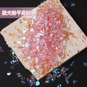 18 boja 100 kom/pakiranje Nasumično odabrani smolasti kamenčići Fancy Style Aurora prozirni sjajni 3D manikura Nail Art ukrasi privjesci nakit