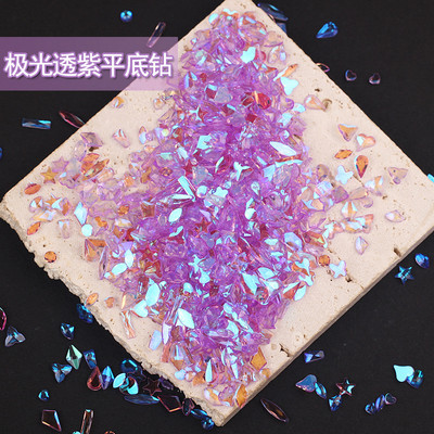 18 boja 100 kom/pakiranje Nasumično odabrani smolasti kamenčići Fancy Style Aurora prozirni sjajni 3D manikura Nail Art ukrasi privjesci nakit