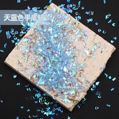 18 boja 100 kom/pakiranje Nasumično odabrani smolasti kamenčići Fancy Style Aurora prozirni sjajni 3D manikura Nail Art ukrasi privjesci nakit