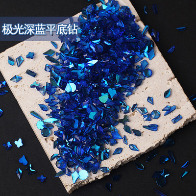 18 boja 100 kom/pakiranje Nasumično odabrani smolasti kamenčići Fancy Style Aurora prozirni sjajni 3D manikura Nail Art ukrasi privjesci nakit