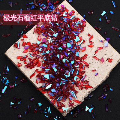 18 boja 100 kom/pakiranje Nasumično odabrani smolasti kamenčići Fancy Style Aurora prozirni sjajni 3D manikura Nail Art ukrasi privjesci nakit