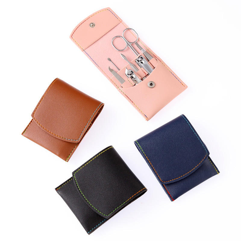 Visokokvalitetne 7kom/komplet Turpija za nokte Škare za nokte Manikura Set za pedikiranje Zgodan za upotrebu Set za manikuru Čvrst za putovanja