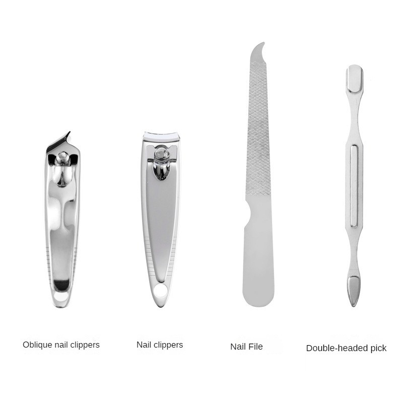 Visokokvalitetne 7kom/komplet Turpija za nokte Škare za nokte Manikura Set za pedikiranje Zgodan za upotrebu Set za manikuru Čvrst za putovanja