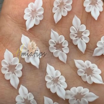3D ръчно изработени акрилни цветя Талисмани за нокти Летни цветя Дизайнерски аксесоари за ноктопластика Маникюр Направи си сам Занаяти