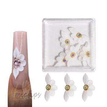 3D ръчно изработени акрилни цветя Талисмани за нокти Летни цветя Дизайнерски аксесоари за ноктопластика Маникюр Направи си сам Занаяти