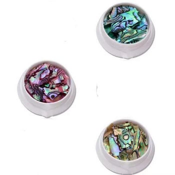 Смесете 3 цвята Nail Art Shell Opal Японски естествен камък от морски черупки кристал за Nail Art Charm Decoration Направи си сам аксесоари