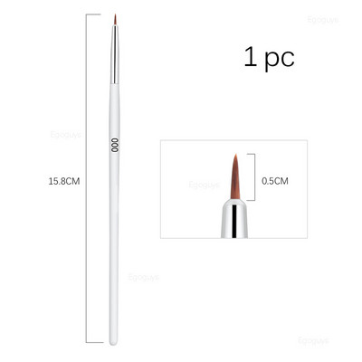 1PC Dual Heads Koka Punktu pildspalva Rhinestones Gem Crystal Picker Nail Art UV Gel Glezniecība Reljefs Dotter Manikīrs DIY Dot Tool