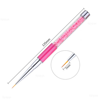1PC Dual Heads Koka Punktu pildspalva Rhinestones Gem Crystal Picker Nail Art UV Gel Glezniecība Reljefs Dotter Manikīrs DIY Dot Tool