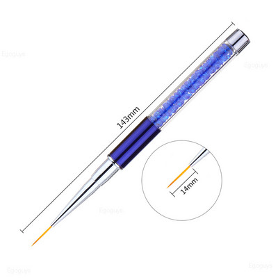 1PC Dual Heads Koka Punktu pildspalva Rhinestones Gem Crystal Picker Nail Art UV Gel Glezniecība Reljefs Dotter Manikīrs DIY Dot Tool