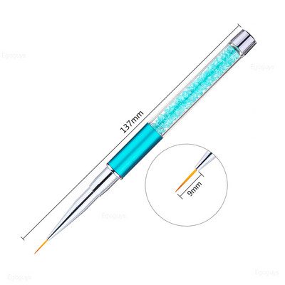 1PC Dual Heads Koka Punktu pildspalva Rhinestones Gem Crystal Picker Nail Art UV Gel Glezniecība Reljefs Dotter Manikīrs DIY Dot Tool