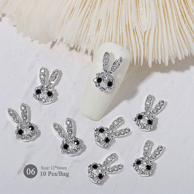 10 gab./maisiņa materiāls Zelta Sudraba Zvaigzne tauriņa formas Nagu Rhinestone Jaukti 3D Nagu rotājumi DIY nagu mākslas piekariņi Aksesuāri