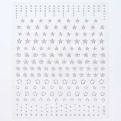 1PC Y2K Satr naljepnica za nokte Pentagram/Križ Zvijezde Dizajn noktiju Samoljepljiva za žene Djevojke Luksuzni ukrasi za manikuru 8*10cm#