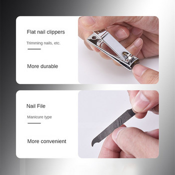 Комплект ножици за нокти Комплект ножици за нокти от неръждаема стомана Нокторезачки Нокторезачки Педикюр Beauty Manicure Implement Домакински инструмент за педикюр
