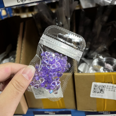 100 komada nakita s prozirnim kristalima i dijamantima, 3D ljubavno srce, šarm za nokte za ukrašavanje noktiju prozirnom smolom, dijelovi noktiju za Valentinovo