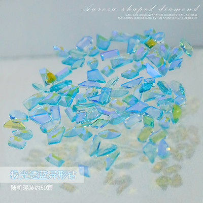 100 gab. Mixed Crystal AB Nail Art Rhinestones Flatback rhinestones Stikls Nagu akmeņi Dārgakmeņi 3D nagiem DIY Manikīra rotājumi