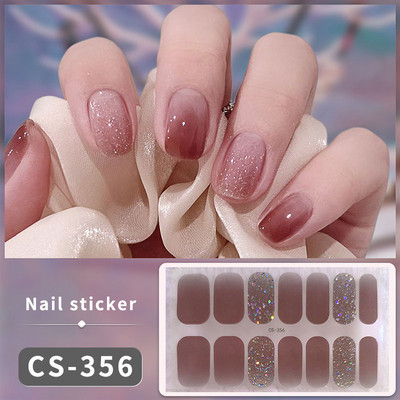 DIY zselés körömmatricák Tartós egyszínű körömcsíkok Patch Slider Matrica Teljes fedő matrica köröm manikűr tapasz