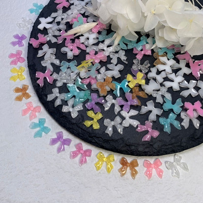 20 de bucăți colorate Kawaii Acadele Design Nail Art Charms 3D rășină acrilică Ornament de desene animate Decoratiuni pentru unghii Bomboane Accesorii DIY