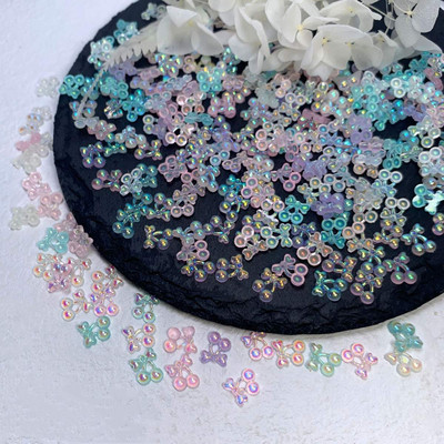 20 de bucăți colorate Kawaii Acadele Design Nail Art Charms 3D rășină acrilică Ornament de desene animate Decoratiuni pentru unghii Bomboane Accesorii DIY