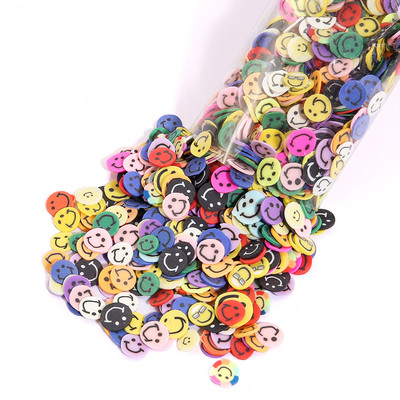 1000 kom/Pakiranje Glinena smola za punilo 3D Mix Sićušni plodovi Životinje Kriške listova Cvjetovi Polimerska glina za DIY ukrase za nokte od epoksidne smole