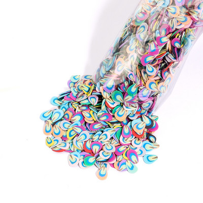 1000 kom/Pakiranje Glinena smola za punilo 3D Mix Sićušni plodovi Životinje Kriške listova Cvjetovi Polimerska glina za DIY ukrase za nokte od epoksidne smole